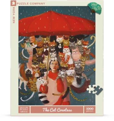 New York Puzzle Company De Katten Gravin - 1000 stukjes New York Puzzle Company De Katten Gravin - 1000 stukjes