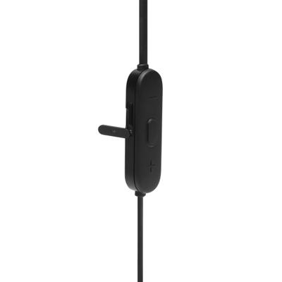 JBL TUNE 215BT - Draadloze oordopjes hoofdtelefoon met Bluetooth 5.0, ingebouwde microfoon en 16 uur batterijduur, in zwart