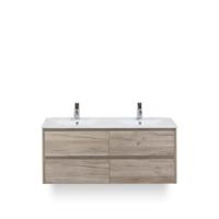 Dante Badmeubelset 120 cm - Craft Oak - Keramische Wastafel Wit Enjoy - thumbnail