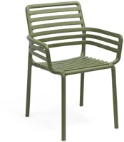 Nardi stapelbare dining tuinstoel doga groen - thumbnail