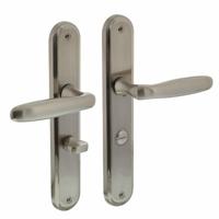 Intersteel Deurkruk Bjorn op schild nikkel mat - thumbnail