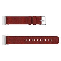 Fitbit Charge 3 & 4 nylon bandje - Donker rood - thumbnail