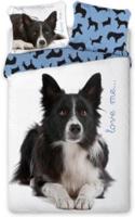 Animal Pictures Dekbedovertrek Border Collie - Eenpersoons - 140 x 200 cm - Multi - thumbnail