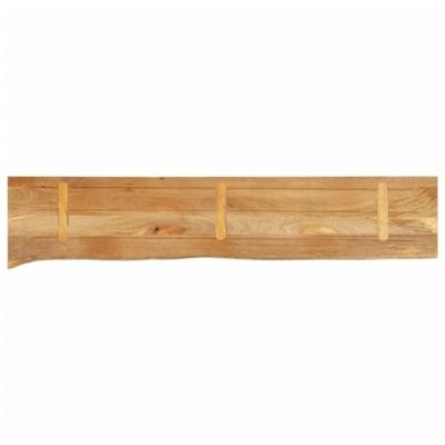 Tafelblad met natuurlijke rand 180x20x3,8 cm massief mangohout - thumbnail