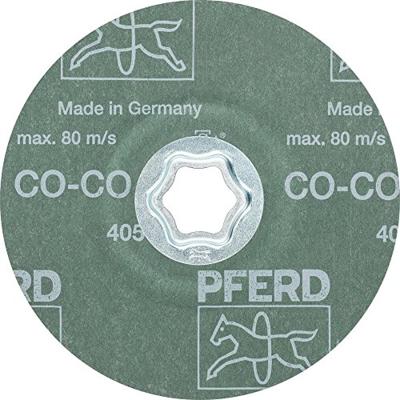 PFERD TOOLS 64193106 Combiclick keramische korrel fiberschijf Ø 125 mm CO-COOL 60 voor roestvrij staal Diameter 125 mm PFERD TOOLS 64193106 Combiclick keramische korrel fiberschijf Ø 125 mm CO-COOL 60 voor roestvrij staal Diameter 125 mm