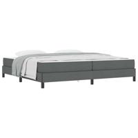 Boxspring bed Anders Donkergrijs 200 x 200 cm Stof - thumbnail