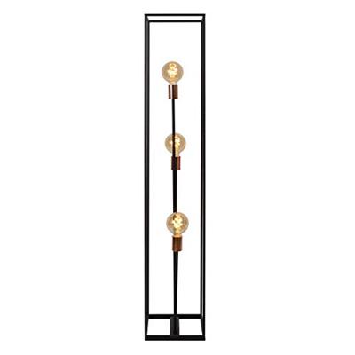 Lucide ARTHUR - Vloerlamp - 3xE27 - Zwart