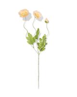 HEMA Kunstbloem Papaver Oranje (paars) - thumbnail