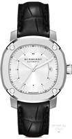Horlogeband Burberry BBY1206 Krokodillenleer Zwart - thumbnail