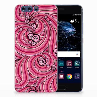 Huawei P10 Plus | Hoesje maken | Swirl Pink Huawei P10 Plus | Hoesje maken | Swirl Pink