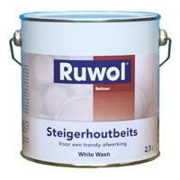 Ruwol Steigerhoutbeits White Wash 2,5 liter - thumbnail