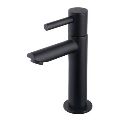 BWS Danu XL 15 cm Toiletkraan 1/2&apos;&apos; Met Keramisch Binnenwerk Mat Zwart