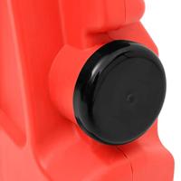 Verkeersbarrires inklapbaar 210x50x105 cm rood - thumbnail