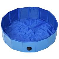 VidaXL Hondenzwembad inklapbaar 80x20 cm pvc blauw - thumbnail