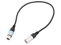 Cordial CCM 0.5 FM audio kabel 0,5 m XLR (3-pin) Zwart - thumbnail