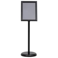 Posterstandaard A4 aluminiumlegering zwart - thumbnail