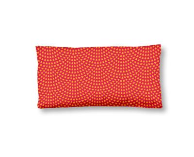 HIP Kussensloop "mandala&apos;s en bloemen" - Rood - (40x80 cm) - Katoen Satijn