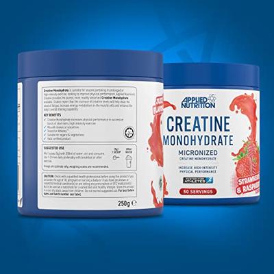 Creatine Monohydrate with Taste 50servings Strawberry & Raspberry - thumbnail