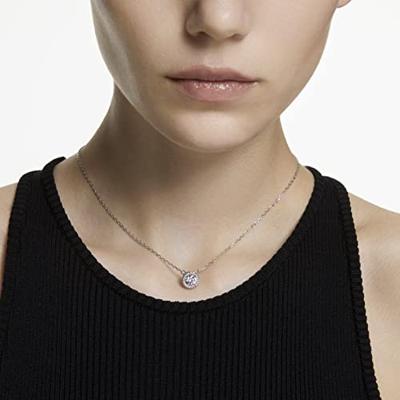 Swarovski 5636264 Ketting Constella zilverkleurig-wit 38-44 cm - thumbnail