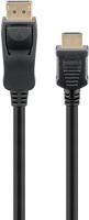 Goobay displayport 1.2 naar hdmi 2.0 verbindingskabel, 2 m (zwart) - thumbnail