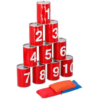 Paradiso Toys blikgooien rood 13 delig