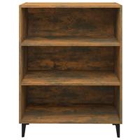 Dressoir 69,5x32,5x90 cm bewerkt hout gerookt eikenkleurig - thumbnail