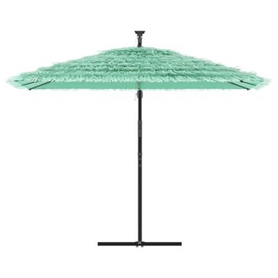 VidaXL Parasol met stalen paal 290x290x238 cm groen