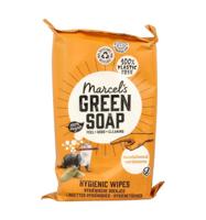 Marcel's Green Soap Cleansing wipes sandelhout & kardemom 60 Stuks - thumbnail