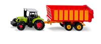 Siku 1650 claas tractor met silagewagen 1:72 - thumbnail