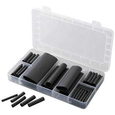 TRU COMPONENTS 1566305 Krimpkous assortiment Zwart Krimpverhouding:3:1 52 onderdelen TRU COMPONENTS 1566305 Krimpkous assortiment Zwart Krimpverhouding:3:1 52 onderdelen