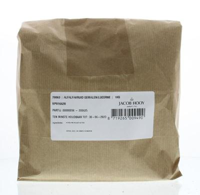 Jacob Hooy Alfalfakruid gemalen 1 Kilogram