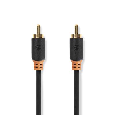 Digitale Audiokabel | RCA male - RCA male | 1,0 m | Antraciet