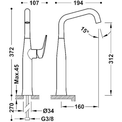 Keralit Verbindingstuk Natuur eiken (2818) (Sponningdeel 190)