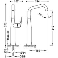 Keralit Verbindingstuk Natuur eiken (2818) (Sponningdeel 190) - thumbnail