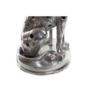 Bureaulamp DKD Home Decor Zilverkleurig Zwart Gouden 26 x 26 x 46 cm Hars 220 V 50 W (2 Stuks) - thumbnail