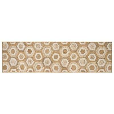Beliani - BASOREN - Laagpolig vloerkleed - Beige - 80 x 300 cm - Jute