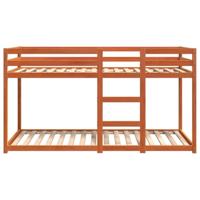 Stapelbed massief grenenhout wasbruin 75x190 cm - thumbnail