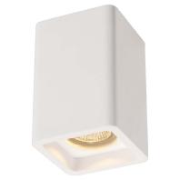 SLV 148004 Plastra Plafondlamp Halogeen, Spaarlamp, LED GU10 35 W Wit