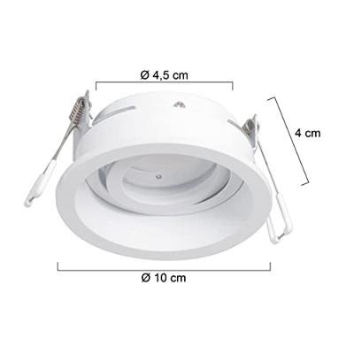 Steinhauer Witte inbouwspotPelite spot Ø 10cm - 3371W