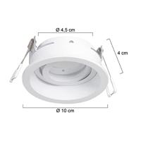 Steinhauer Witte inbouwspotPelite spot Ø 10cm - 3371W - thumbnail