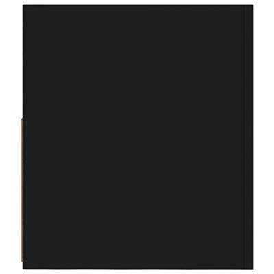 Tv-meubel met LED-verlichting 90x35x40 cm zwart