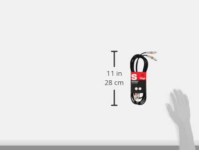Stagg STC3C 2x RCA male - 2x RCA male 3m - thumbnail