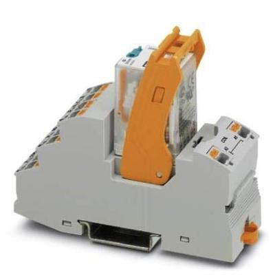 Phoenix Contact RIF-2-RPT-LDP-24DC/4X21 AU Relaismodule (modulair) Nominale spanning: 24 V/DC Schakelstroom (max.): 50 mA 4x wisselcontact 10 stuk(s)