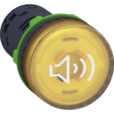 Schneider Electric XB5KS2B8 XB5KS2B8 Verlicht, Met fitting (l x b x h) 55 x 29 x 29 mm Geel 1 stuk(s)