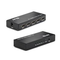 club3D CSV-1385 HDMI Adapter [1x HDMI-bus - 4x HDMI-bus] Zwart - thumbnail