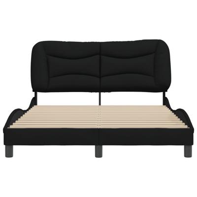 Bedframe zonder matras 120x200 cm stof zwart