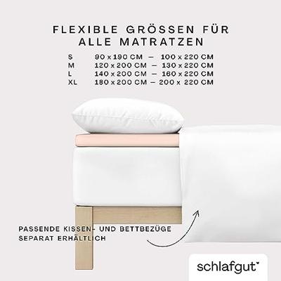 Schlafgut Schlafgut Pure Jersey Topper Hoeslaken M - 120x200 - 130x220 230 Red Light - thumbnail