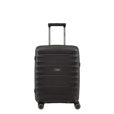 Titan Highlight 4 Wheel Handbagage Trolley S Black Titan Highlight 4 Wheel Handbagage Trolley S Black