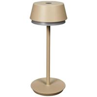 Konstsmide 7830-330 Lyon LED-accutafellamp 2.5 W Warmwit, RGB Zand - thumbnail