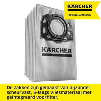 Kärcher Home & Garden 2.863-355.0 Fleece filterzak 4 stuk(s) - thumbnail